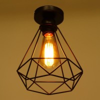 Люстра "Адри" 1х60Вт E27 черный 16х16х18 см BayerLux