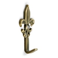 Крючок мебельный ТУНДРА TKO013 LIGHT, однорожковый, бронза, 1000 шт.