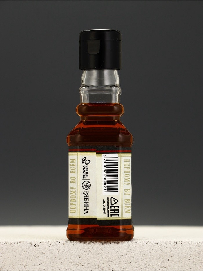 Гель для душа во флаконе виски «На удачу», 100 мл, аромат пряного виски