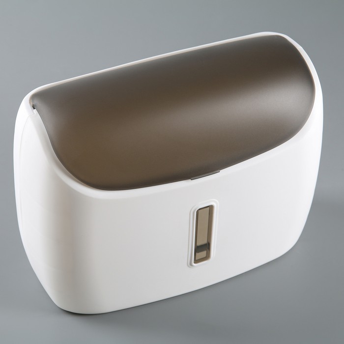 Диспенсер для бумажных полотенец в листах, пластик, цвет белый