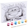 Картина по номерам для детей «Молния Маккуин», 21×15 см, Тачки