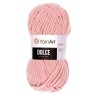Пряжа "Dolce" 100% микрополиэстер 120м/100гр (769 роза)