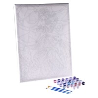 Хэллоуин. Картина по номерам на холсте с подрамником «Девушка в танце», 40 х 50 см