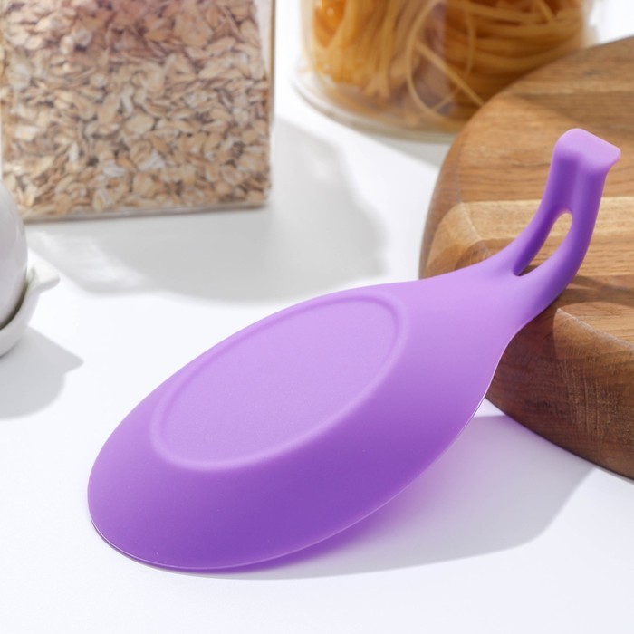 Подставка под ложку Доляна «Симпл», 21×10 см, цвет МИКС