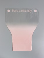 Пакет цветочный Конус, розовый, 36×20×45 см±1 см