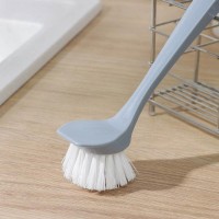 Щёка для посуды с прямой ручкой Etna, цвет серый