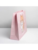 Пакет подарочный ламинированный, упаковка, «Вместе», L 40 х 31 х 11.5 см