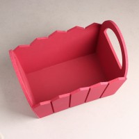 Подарочный ящик «Мария», 25×16×17 см, МДФ, бордовый