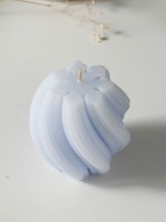 Свеча-цилиндр 9×8 см, 220 г, с нарезкой, лаванда