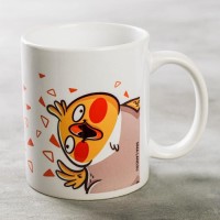 Кружка "Кто грустит, тот трансвестит" попугай, 320 мл