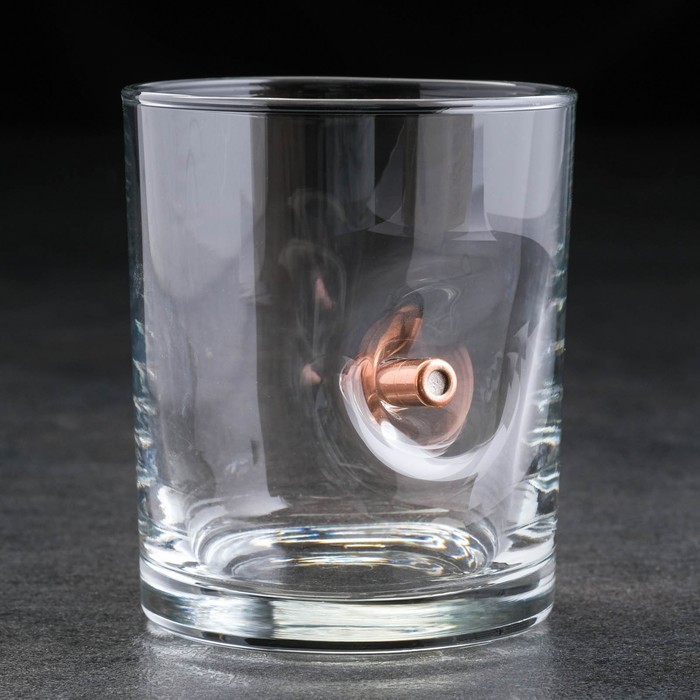 Стакан для виски с пулей «Непробиваемый», 250 мл