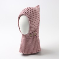 Шапка-шлем детская «Крошка Я», размер 42-44 (6-9 мес.), пудровая