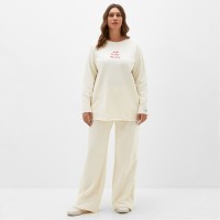 Свитшот женский MIST Cozy style, молочный, размер 52