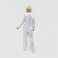 Пижама женская (рубашка, брюки) KAFTAN Queen, размер 40-42, белая