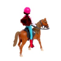 Набор игровой лошадка с куклой шарнирной, с аксессуарами