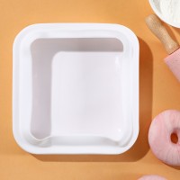 Форма для выпечки и муссовых десертов KONFINETTA «Квадро», 18,5×5 см, цвет белый