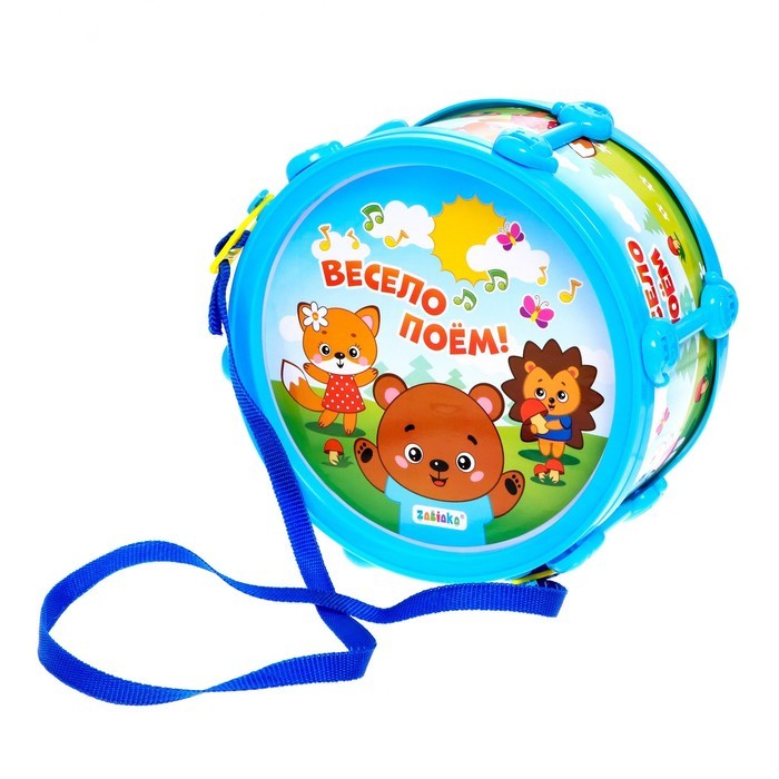 Игрушечный барабан «Весело поём!», для детей