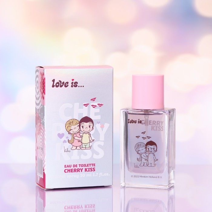 Туалетная вода с феромонами Love is strawberry heartbeat, 50 мл