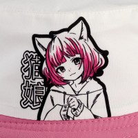 Панама детская для девочки «Аниме», белая, р-р 54