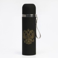 Термос «Герб», 500 мл, с кружкой, 6.5×24 см