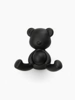 Крючок мебельный CAPPIO BEAR, двухрожковый, цвет черный