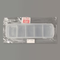 Органайзер для хранения мелочей, 5 секций, 28×9×7 см, прозрачный