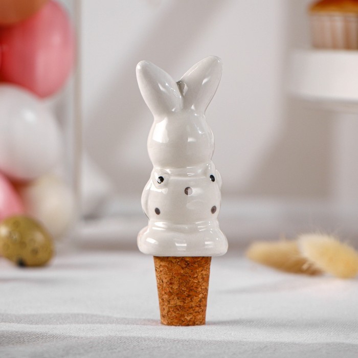 Пробка для бутылки Доляна «Зайка», 3,5×10,5 см