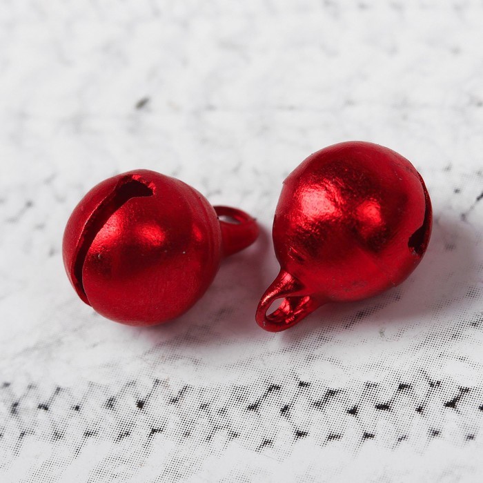 Бубенчики, набор 20 шт., размер 1 шт: 1 см, цвет серебристый Бубенчики, набор 20 шт., размер 1 шт: 1 см, цвет серебристый