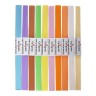 Набор бумаги крепированной в рулоне, 10 штук/10 цветов, 50×200 см, 30 г/м²