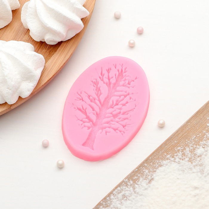 Молд «Дерево», 8,2×6 см, цвет МИКС