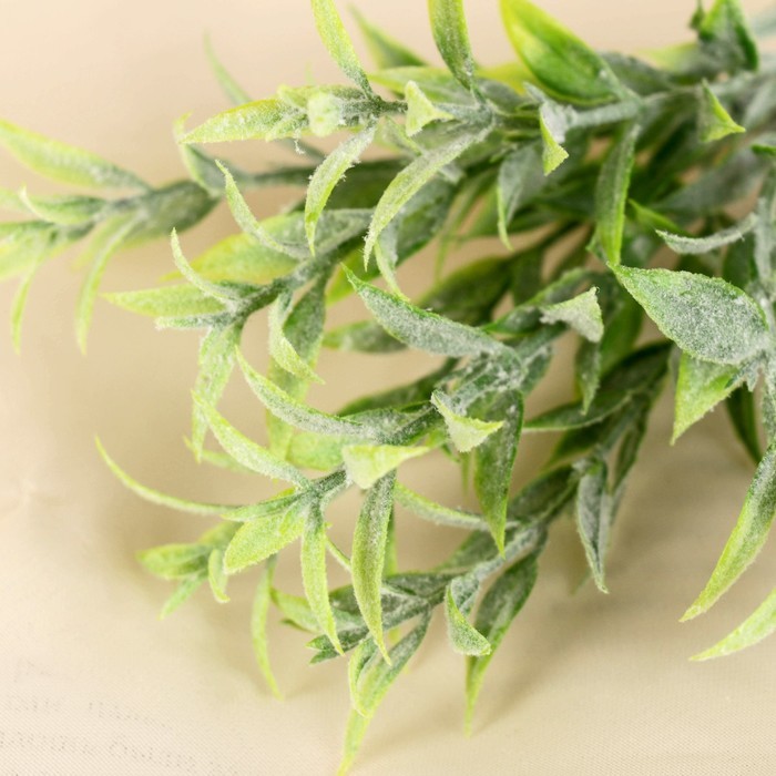 Букет "Листочки с напылением" (цена за 1 шт, фасовка 6 шт) 18 см