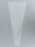 Пакет для цветов, конус, 7+24×60 см, прозрачный