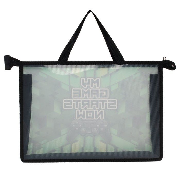 Папка для труда, А4, пластиковая, 33.5×23.5×5.5 см«Пиксели»