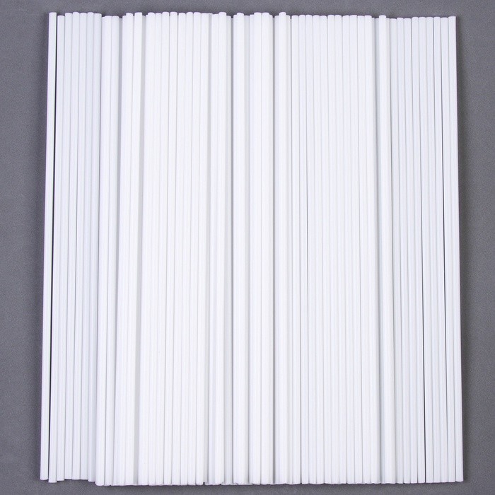 Палочки для шаров, d=5 мм, 100 шт., белые