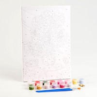 Картина по номерам на холсте с подрамником «Букет пионов», 30х20 см