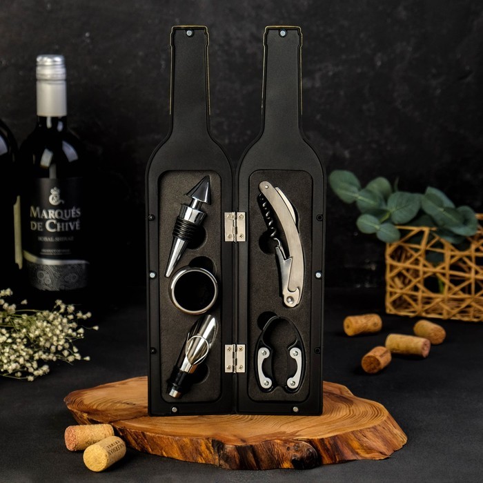 Подарочный набор для вина "Вино всегда хорошая идея", 32 х 7 см