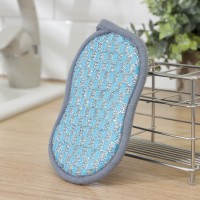 Губка для посуды Доляна, 15×9×1.5 см, МИКС