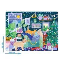 Пазл голографический «В ожидании Нового года», 120 деталей