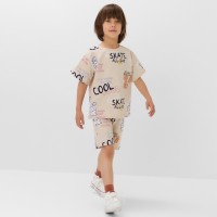 Костюм детский (футболка, шорты) KAFTAN "Graffiti", р.30 (98-104 см)