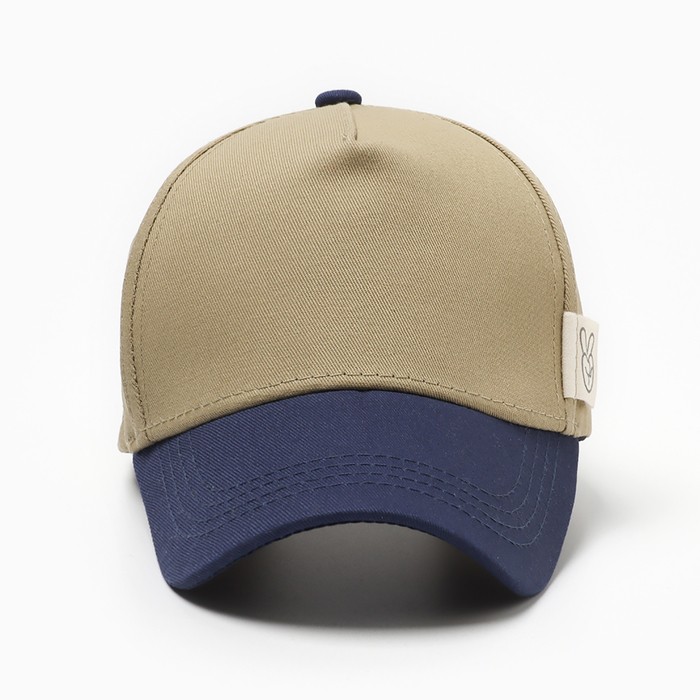 Кепка детская KAFTAN р.52-54 бежевый/синий