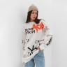 Джемпер женский MIST Graffity бежевый, размер 44-46