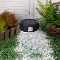 Садовый светильник «Диско-шар», уличный, на солнечной батарее, 13×6×13 см, 6 LED, пульт ДУ, свечение RGBW