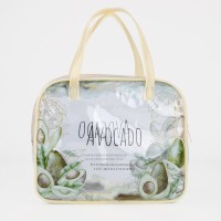 Косметичка на молнии, цвет зелёный