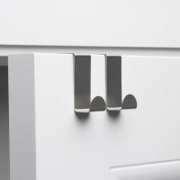 Крючки надверные SAVANNA «Минимализм», 2 шт., металл, 6×6.5×2.5 см, хромированные