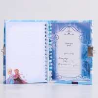 Записная книжка на замочке "Мой дневник", Холодное сердце, 50 листов, А6