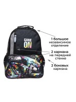 Рюкзак школьный, 37×26×13 см, эргономичная спинка, Calligrata TOP Game on