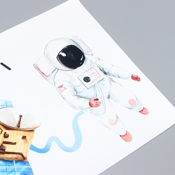 Наклейка пластик интерьерная цветная "Планеты на ниточках" набор 2 листа 30х90 см Наклейка пластик интерьерная цветная "Планеты на ниточках" набор 2 листа 30х90 см