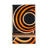 Подставка для телефона "9", 13х8х1,5 см, дерево, эпоксидная смола, ручная работа