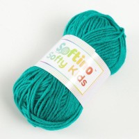 Пряжа 100% акрил "Softy Kids" 90м ±5м 50 гр цвет 43 морская волна