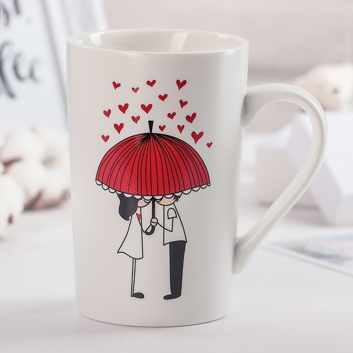 Кружка Доляна «Зонт на двои×», 380 мл